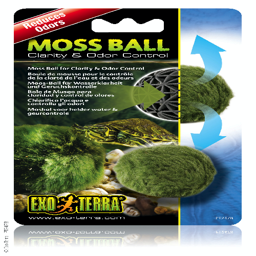 Exo Terra® Reptile Moss Ball, reptile Deodorizers